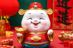 中国民俗专门旺财吉祥物