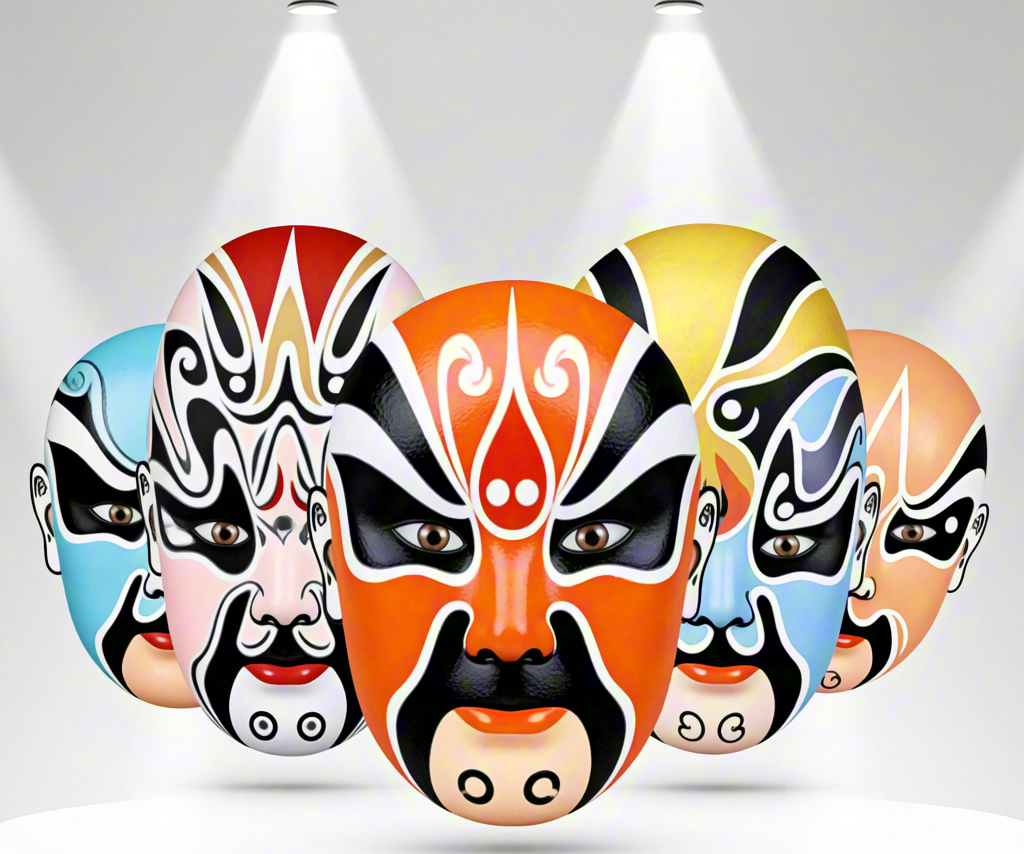 中国一共有多少个脸谱 两大类四种形式十余种颜色