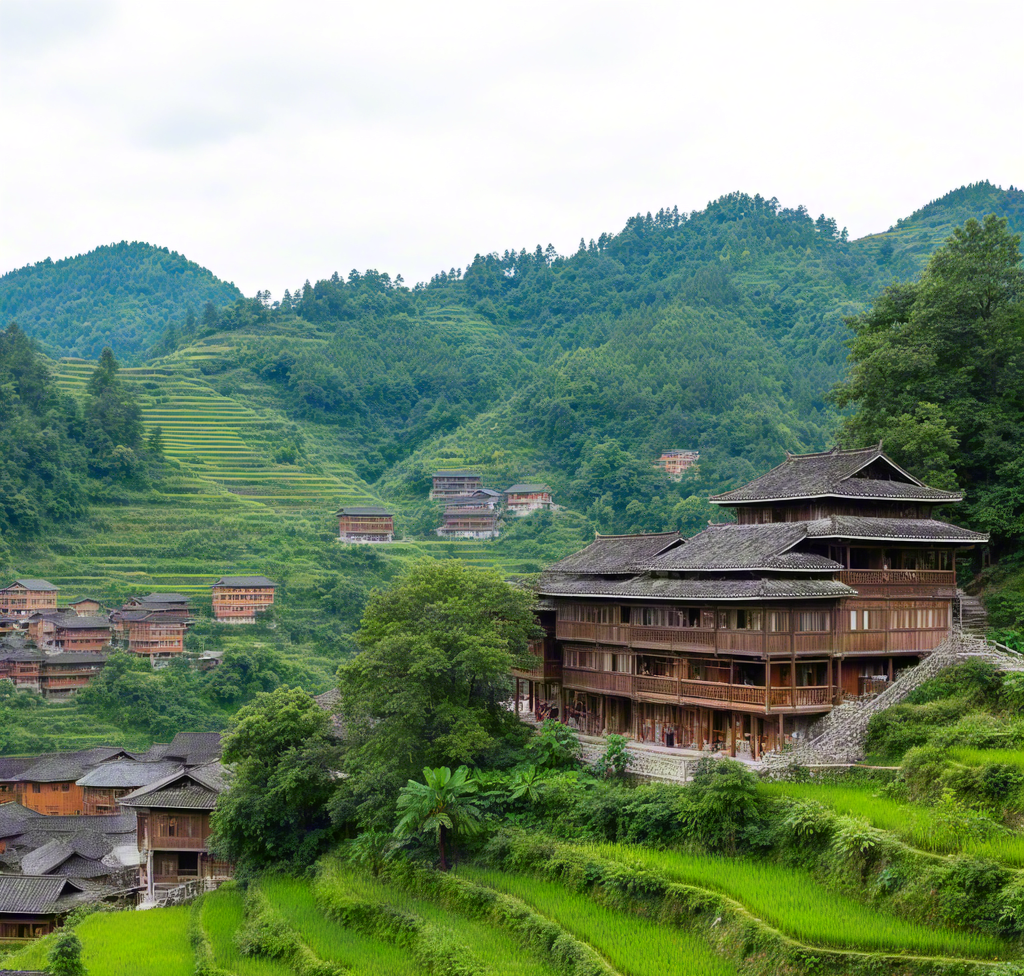 民族的生态建筑之苗族吊脚楼